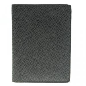 Pre Owned Louis Vuitton Grey Taiga Leather Card Holder
