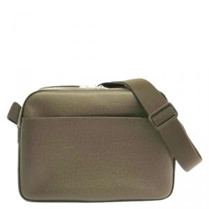 Louis Vuitton Grizzli Taiga Leather Reporter Bag