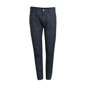 Louis Vuitton Grey Cotton Straight Fit Trousers L