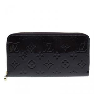 Pre Owned محفظة لوي فيتون زيبي أمارانت جلد فيرنيه مونوغرامي