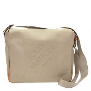Pre Owned Louis Vuitton Brown Damier Geant Canvas Messenger Bag