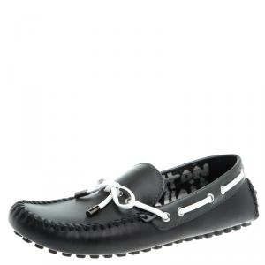 مملوكة مسبقًا حذاء لوفرز لوي فيتون أريزونا جلد مونوكرومي مقاس 42