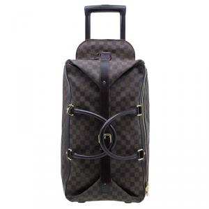 Pre Owned Louis Vuitton Damier Ebene Coated Canvas Eole Rolling Luggage 50 cm