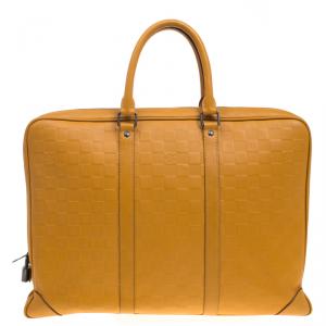 Louis Vuitton Solar Damier Infini Leather Porte Documents Voyage Briefcase