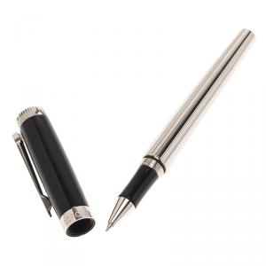 Maurice Lacroix Black and Silver Stainless Steel Classic Ballpoint Pen