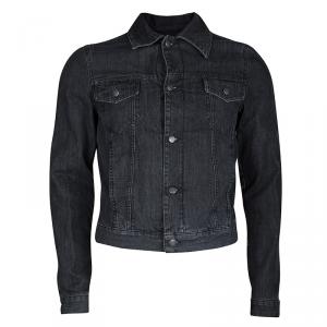 Pre Owned McQ By Alexander McQueen Faded Black Denim Jacket M