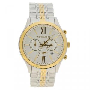 Michael Kors White Stainless Steel MK8306 Men's Wristwatch 45MM