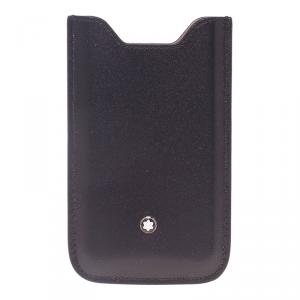 Pre Owned Montblanc Black Leather Meisterstuck iPhone 4/4S Case
