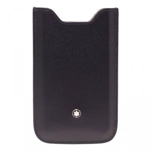 مملوكة مسبقًا Montblanc Black Leather Meisterstuck iPhone 4/4S Case