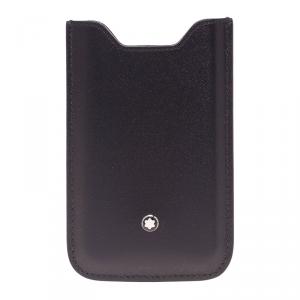 Pre Owned Montblanc Black Leather Meisterstuck iPhone 4/4S Case