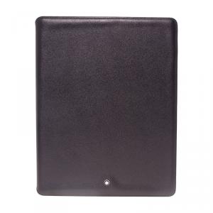 Pre Owned Montblanc Black Leather Meisterstuck iPad Case 