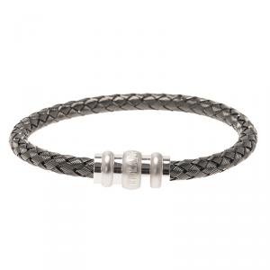 Pre Owned Montblanc Woven Silver Bracelet
