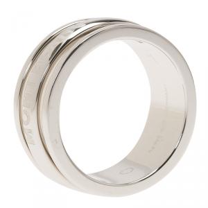 Pre Owned Montblanc Creative Silver Skeletted Men's Band Ring Size 64