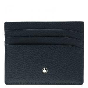 Montblanc Dark Blue Leather Meisterstuck Card Holder 6CC