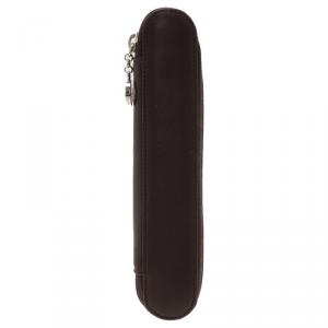 Pre Owned Montblanc Brown Leather Meisterstuck Zip Pen Pouch