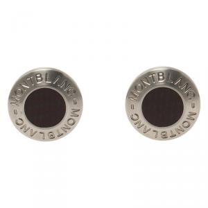 Pre Owned Montblanc Black Stainless Steel Heritage Men's Cufflinks