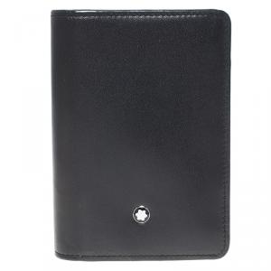 Pre Owned Montblanc Black Leather Card Holder