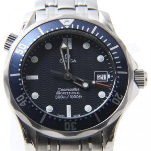 Omega Seamaster 300m SS Blue/Silver Mens Wristwatch 36mm