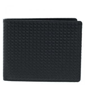 Porsche Design Black Logo Embossed Leather Bi-fold Wallet