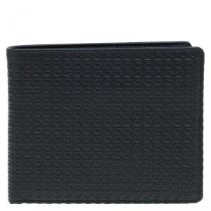 Porsche Design Black Logo Embossed Leather Bi-fold Wallet