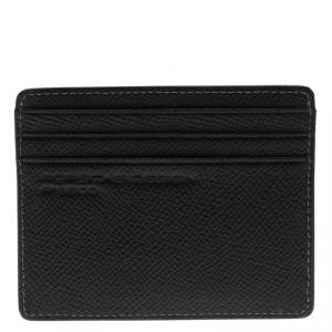 Porsche Design Black Leather P H6 Card Holder