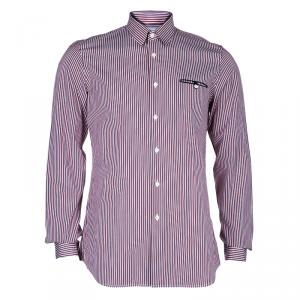 Prada Men's Multicolor Striped Shirt M