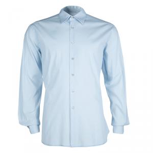 Prada Light Blue Long Sleeve Buttondown Shirt L