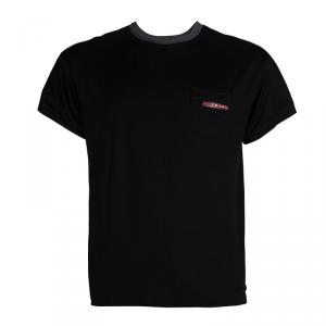 Prada Black Crewneck Short Sleeve T-Shirt L