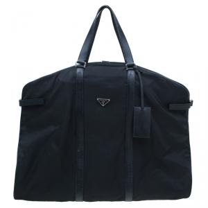 Prada Black Nylon Garment Carrier Bag Travel Suit