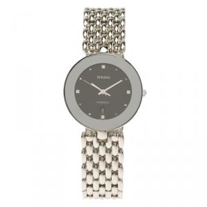 Rado Black Stainless Steel Florence Men's Wristwatch 33MM