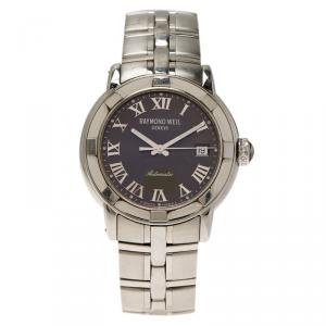 Raymond Weil Grey Stainless Steel Parsifal Men's Wristwatch 39MM