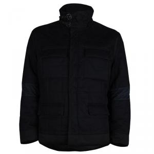 Saint Laurent Paris Black Quilted Jacket L