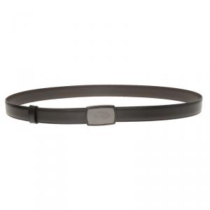 S.T. Dupont Black Leather Belt 