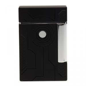 S.T. Dupont Black Lacquer Stainless Steel Classic Lighter