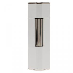 S.T. Dupont White Lacquer and Palladium Finish Karl Lagerfeld Lighter