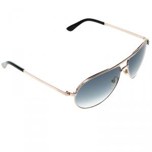 Tom Ford Gradient Black TF 144 Marko Aviator Sunglasses