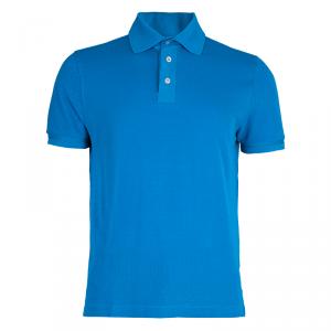 Tom Ford Men's Turquoise Polo Shirt M
