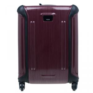 Pre Owned Tumi Purple Hard Shell 56 cm Vapor Rollen Trolley 