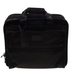 Tumi Black Nylon Carry On Garment Rolling Suitcase