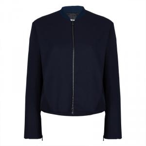 Pre Owned جاكيت بومبر 3.1 فيليب ليم صوف أزرق كحلي M