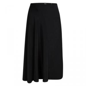 مملوكة مسبقًا تنورة 3.1 فيليب ليم هورايزون صوف أسود قصة حرف A مقاس M