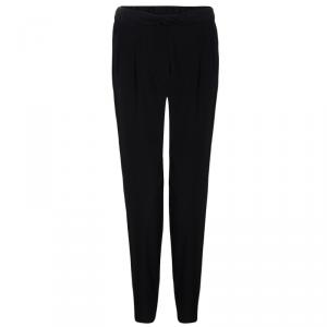 مملوكة مسبقًا بنطلون 3.1 فيليب ليم أسود بعقدة مزينة