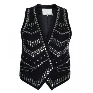 Pre Owned 3.1 Phillip Lim Black Metal Studded Sleeveless Vest S