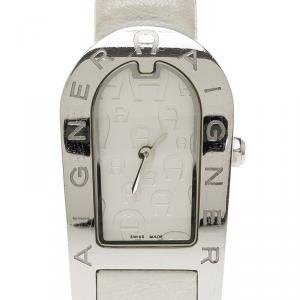 Aigner White Stainless Steel Olbia Women's Wristwatch 22MM