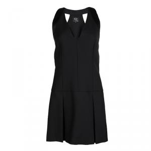 Alexander McQueen Black Wool Tux Line Dress S