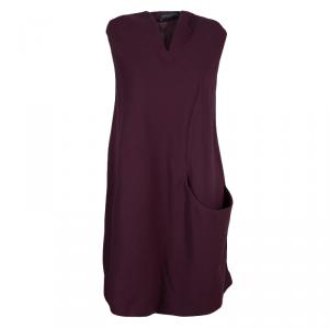 Alexander McQueen Burgundy A-Line Dress S