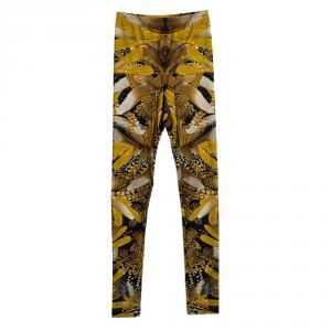 Pre Owned Alexander Mcqueen Multicolor Dragonfly Print Leggings S