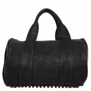 Pre Owned Alexander Wang Black Leather Rockie Bag