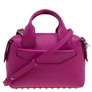 Alexander Wang Fuschia Leather Small Rogue Satchel