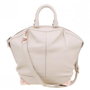 Alexander Wang Beige Leather Large Emile Tote